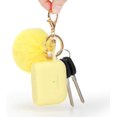 thumbnail image 4 of Étui pour Airpods Pro, Étui de Protection en Silicone pour Airpods Pro, Porte-Clés/pompons/sangle (Jaune Citron), 4 of 8