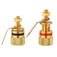 thumbnail image 1 of LOLIPPYY 2Pcs Golden Speaker Jack Binding Post Connector Replacement for Amplifier Wiring, 1 of 6