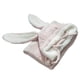 thumbnail image 3 of Manta con capucha de orejas de conejo grandes de color rosa, suave y cálida, perfecta para el hogar, 3 of 8