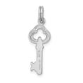 thumbnail image 3 of Sterling Silver Polished Miniature Key Pendant, 3 of 4