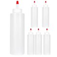thumbnail image 1 of 6PC Squeeze Squirt Condiment Bottles 16 Ounce - Perfect Containers, 1 of 5