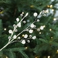 thumbnail image 2 of Outoloxit Clear Crystal Christmas Tree Picks, 13.8” & 15” Sparkling Plastic Ornamental Branches for Xmas Tree Decor, Festive Holiday Decor, Easy to Insert, 2 of 7
