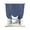 Navy Blue, variant on Navy Blue Striped Tie Up Curtains for Small Windows,Adjustable Rod Pocket Valance 45 Inch Short, Navy Blue White Farmhouse Stripes Window Treatment Balloon Roman Blind Shade, 34" x 45"