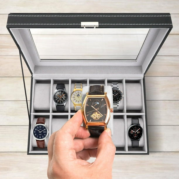 Caja para Relojes Redlemon Estuche Organizador para Joyas con Candado Walmart en linea