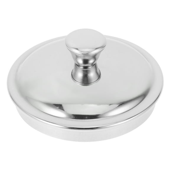 Toyvian Stainless Steel Mug Lid with Dustproof Seal Universal Fit for Home Use
