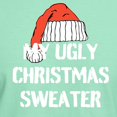 thumbnail image 3 of CafePress - Ugly Christmas Sweater T Shirt - Men's Classic Graphic Cotton T-Shirt, 3 of 4