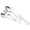 Silver, variant on BadPiggies 4PCS Stainless Steel Upscale Dinnerware Flatware Cutlery Fork Spoon Teaspoon Set