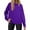 20# Purple, variant on Crew Neck Sweatshirts Women Fall Oversized Crewneck Sweatshirt Vintage Fleece Pullover Loose Fit Cute Y2K Hoodie Wine L