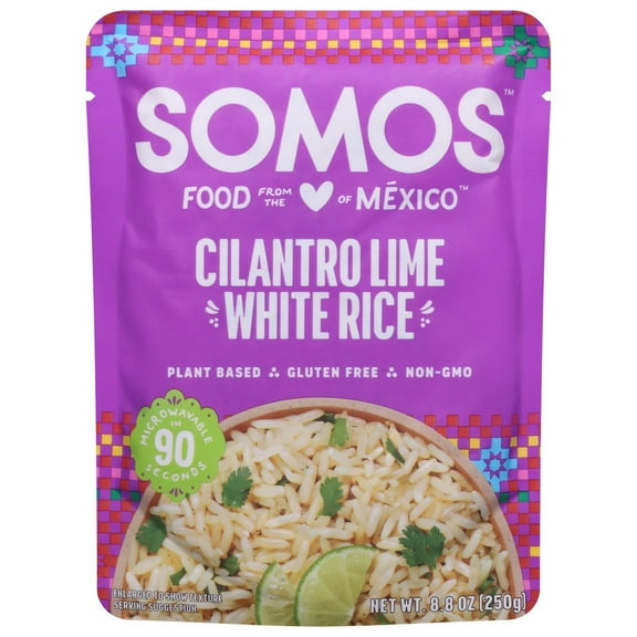 Pack Of 2 SOMOS Cilantro Lime White Rice - 8.8 oz (Packaging May Vary)