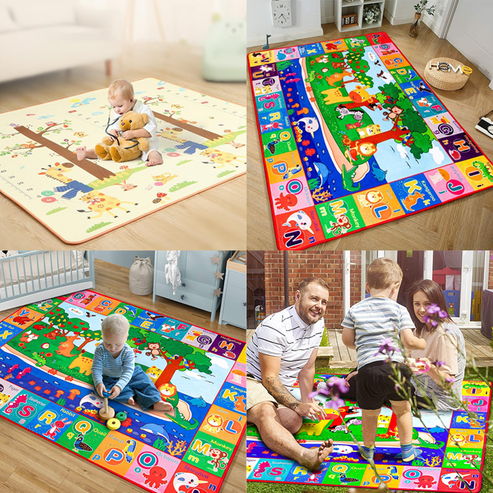 Bear Trip-T Extra Large Foldable Crawling Play Mat, Waterproof