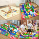 thumbnail image 5 of Alfombra de juegos para bebés, alfombra de juegos para bebés, alfombrilla para gatear para suelo, alfombrilla para bebés grande, superficie de felpa, plegable, antideslizante Rojo Verde Cocina, Decoración y Otros, 5 of 5