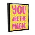 thumbnail image 4 of Stupell Industries You Are The Magic Inspirational Painting Black Floater Framed Canvas Art Print Wall Art, 17 x 21, 4 of 10