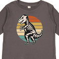 thumbnail image 4 of Inktastic Dinosaur Skeleton Halloween Boys or Girls Long Sleeve Toddler T-Shirt, 4 of 5