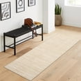 thumbnail image 2 of Modern Washable Area Rugs, Non Shedding Stain Resistant Throw Rugs with Rubber Backing, Low Pile Soft Minimalist Farmhouse Mats for Entryway, Bedroom, 2 of 8