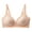 Beige, variant on No Wire Bras for Women Smoothing Comfort Seamless Bra Full Coverage Push Up Bra Black,M