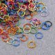 thumbnail image 2 of Connecting Jump Rings DIY Aluminum Rings for Jewelry Making 3200Pcs Colorful, 2 of 4