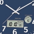 thumbnail image 3 of Silent Digital Clock with Date Temperature Weekday Display for Home Office 10, 3 of 5