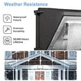 thumbnail image 3 of LEDMO LED Wall Pack Lights 120W - 15600LM Repalces 800W HPS/HID Light 5000K Wall Mount Light Commercial and Industrial Outdoor Security Flood Lighting, 3 of 6