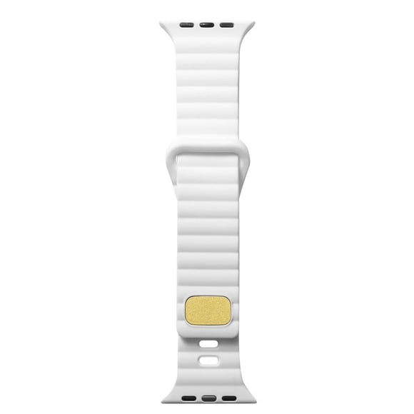 Correa deportiva de silicona para Apple Watch 38/40/41 mm, blanca