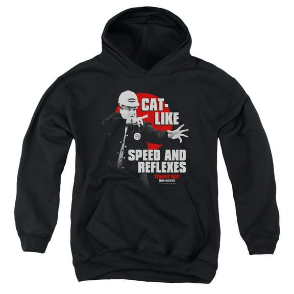 Tommy Boy - Cat Like - Youth Hooded Sweatshirt - Small