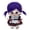 A005- Purple, variant on Kawaii Plushies Plush Student Doll 8 Inch Purple Student Doll with Plush Stuffed Animals Doll with Lace Dress 1 Pack
