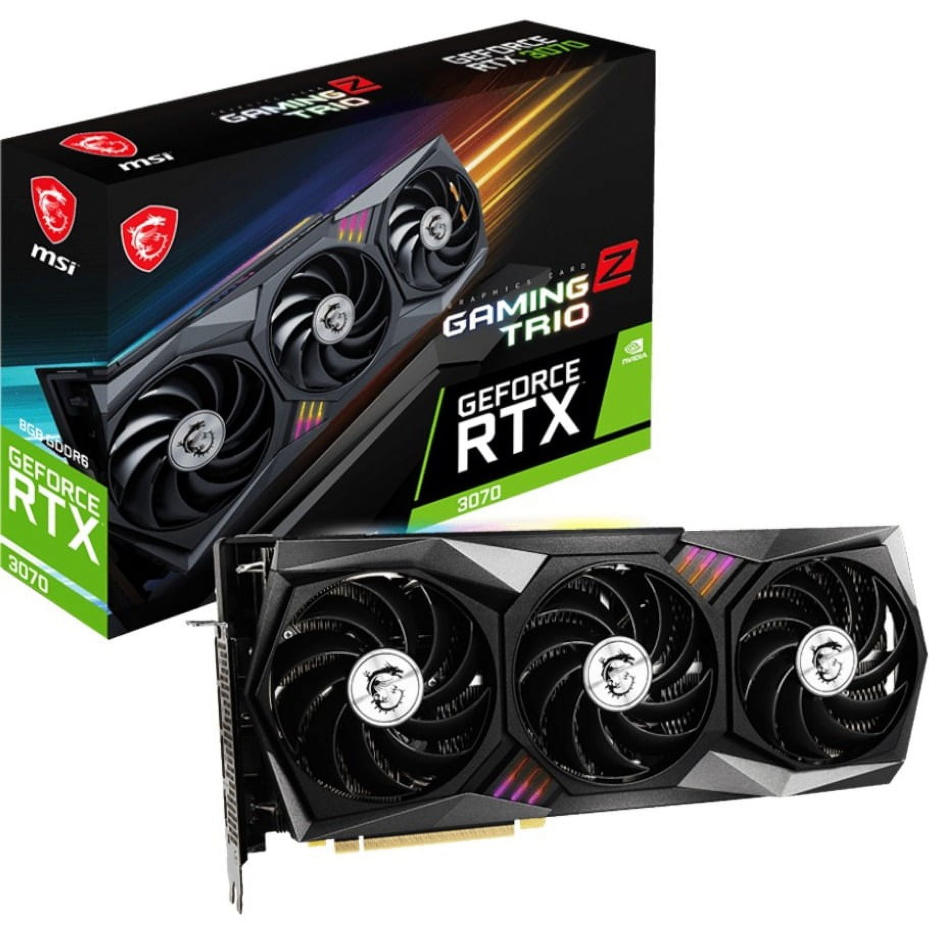 MSI GeForce RTX 3060 Ti VENTUS 3X OC Graphics Card, 8GB GDDR6, Ray