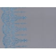 thumbnail image 2 of Zelouf Double Border Glitter On Tulle  , Sewing, DIY, Crafts Fabric by the Yard, Black/blue, 5 Yard, 2 of 2