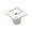 Polished Nickel, variant on Schaub And Company 530-SSB Menlo Park 1-1/4" Square Pyramid Luxury Cabinet Knob / Drawer