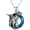 C-Dragon Crystal Necklace, variant on Crystals Phoenix/Crystals Dragon/Cross Sword Dragon Pendant Necklace 925 Sterling Silver with 24+2/18+2 Inch Stainless Steel Chain Jewelry Gifts for Men & Women(with Gift Box)