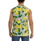 thumbnail image 4 of Fotbe Lemon1 Men's Camiseta sin Mangas Estampada para Hombres, Playera Casual para Gimnasio, Entrenamiento, Playa-Medium, 4 of 7