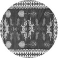 thumbnail image 1 of Ahgly Company Indoor Round Persian Gray Traditional Area Rugs, 6' Round, 1 of 1