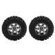 thumbnail image 5 of 2 neumáticos de goma de 1,9 pulgadas y 96 mm con llantas de aleación para coche trepador de control remoto Axial SCX10 1/10, 5 of 8