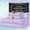 Purple, variant on Cool Bamboo Fiber Fitted Sheet Set, Top Pick For Summer | 3/4-Piece Deep Pocket Cool & Soft Bedding Set, All Season Use, Available In Twin/Full/Queen/King Size Fitted Sheets(Blue,Full)