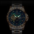 thumbnail image 3 of Reloj Mecánico para Hombre con Cielo Estrellado, Correa de Acero Bicolor Impermeable de 30 M con Fases Lunares Luminosas, 3 of 6