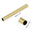 thumbnail image 2 of Uxcell Brass Tubing Seamless Straight Pipe Tube 19mm x 0.5mm x 200mm, 2 of 5