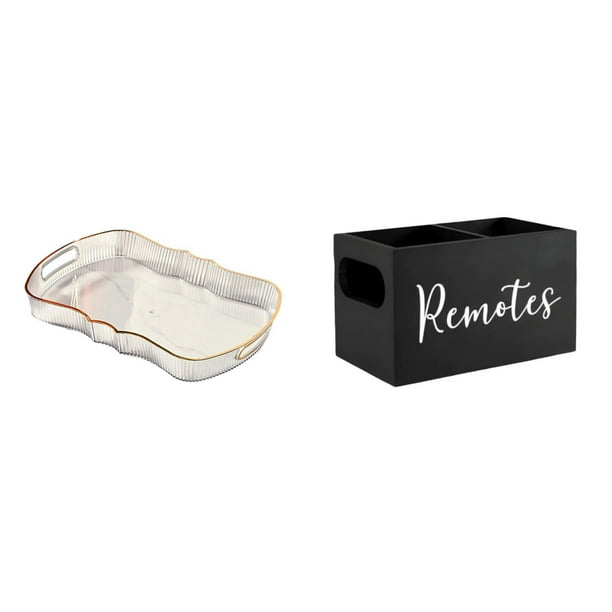 Bandeja de almacenamiento,Bandeja rectangular para servir,bandeja para postres y frutas de cocina,Organizador de almacenamiento de escritorio,Soporte para control remoto de TV de