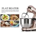 thumbnail image 4 of MURENKING Professional Stand Mixer, MK37 500W 5-Qt Bowl 6-Speed Tilt-Head Food Electric Mixer Kitchen Machine,Plastic (Champagne), 4 of 5