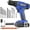Blue, variant on 20V MAX Cordless Drill Set with Battery & Charger, 280 in-lbs Power Drill Kit, 2-Speed (0-1400 RPM), 21+1 Torque, 3/8" Keyless Chuck, 30pc Drill/Driver Bits, LED Light for Wood/Metal/Concrete(Green)