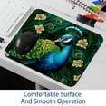 thumbnail image 6 of Peacock Gaming Mousepad Mouse Mat Desk Mat - Square, 8.3x9.8 Inch, Non-Slip Rubber Bottom, Printed, Suitable for Office and Gaming, 6 of 6