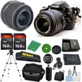 thumbnail image 1 of Nikon D3200 SLR Digital - Versión Internacional , 18-55 Mm f/3.5-5.6 DX AF-P, 2 Unidades de Memoria ZeeTech de 16 Gb, Estuche para Cámara, 1 of 1