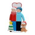thumbnail image 4 of Maxora Personalized Ornaments Customized Christmas Ornament Couple with Pet Dog Free Customize, 4 of 10