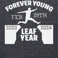 thumbnail image 3 of CafePress - Forever Young Feb 29Th Leap Year Long Sleeve T Shirt - Mens Hooded Shirt, 3 of 3