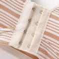 thumbnail image 4 of Ohufall Bras for Women Front-Closure Striped Push-Up Soft Support Underwear Comfortable No Steel Rims Everyday Bras,32A/B/C-40A/B/C, 4 of 6