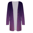 thumbnail image 4 of QUYUON Dressy Cardigans for Women Clearance Long Sleeve Long Knit Cardigans for Women Long Sleeve Knit Sweater Pockets Cardigan Jacket Style Q-8821 Fall Cardigan Sweater Outerwear Coat Purple XXL, 4 of 4