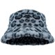thumbnail image 2 of Grey Leopard Fisherman Hat Warm Hat for Wearing 1Pcs Autumn Winter Plush, 2 of 2