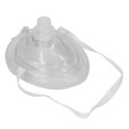 thumbnail image 4 of Protector facial CPR, silicona suave, reutilizable, reanimación cardiopulmonar, cubierta facial de emergencia, color blanco, 4 of 5