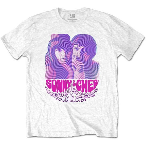 Sonny & Cher Unisex T-Shirt Westbury Music Fair (Small)