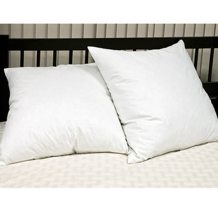 Euro Square Feather Pillow Set Of 2 Walmart Com