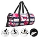 thumbnail image 3 of Balery Pink Flamingos Bolsa de Gimnasio para Mujeres y Hombres, Bolsa de Viaje Impermeable, Bolsa de Fin de Semana con Compartimento para Zapatos y Bolsillo Húmedo, 3 of 6