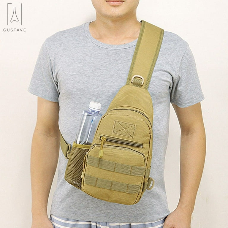 Men's Shoulder Bag Oxford Chest Bag Sling Crossbody Bag Casual Travel Phone  Bag